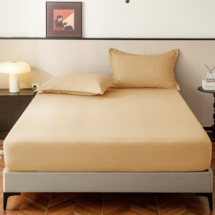 2025外贸跨境电商亚马逊速卖通单床笠三件套欧美尺寸多多跨境平台TEMU希音虾皮 卡其