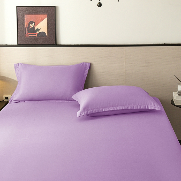 91家纺网 家纺一手货源 找家纺 2025外贸跨境电商亚马逊速卖通单床笠三件套欧美尺寸多多跨境平台TEMU希音虾皮 紫色