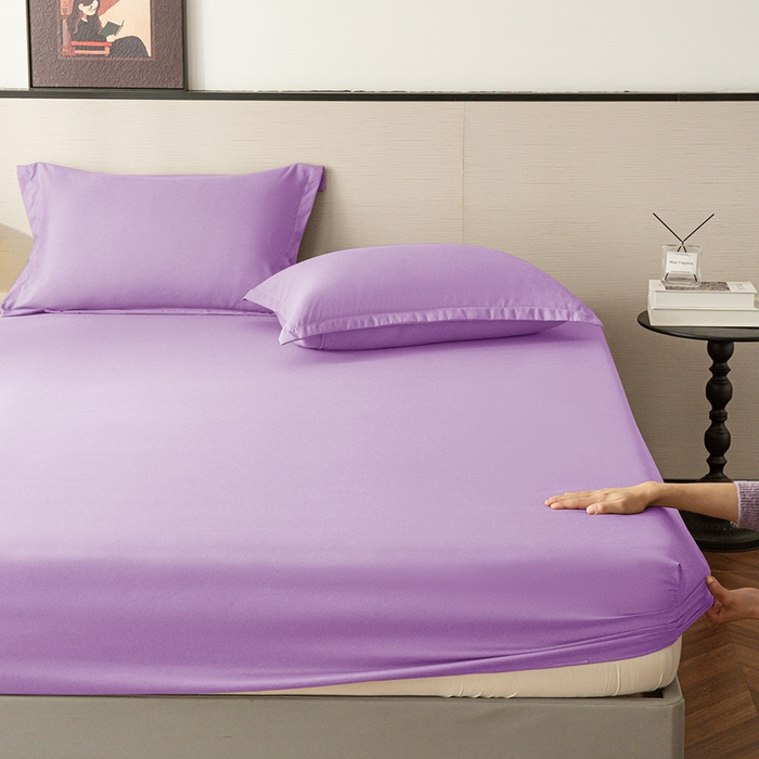 91家纺网 家纺一手货源 找家纺 2025外贸跨境电商亚马逊速卖通单床笠三件套欧美尺寸多多跨境平台TEMU希音虾皮 紫色