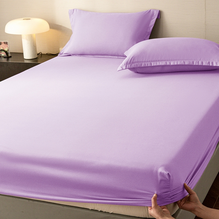 91家纺网 家纺一手货源 找家纺 2025外贸跨境电商亚马逊速卖通单床笠三件套欧美尺寸多多跨境平台TEMU希音虾皮 紫色