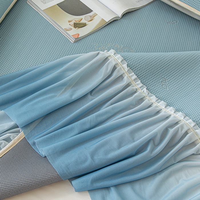 91家纺网 家纺一手货源 找家纺 （总）美优兰 2025春夏新款PE提花冰豆豆凉感榻榻米床垫