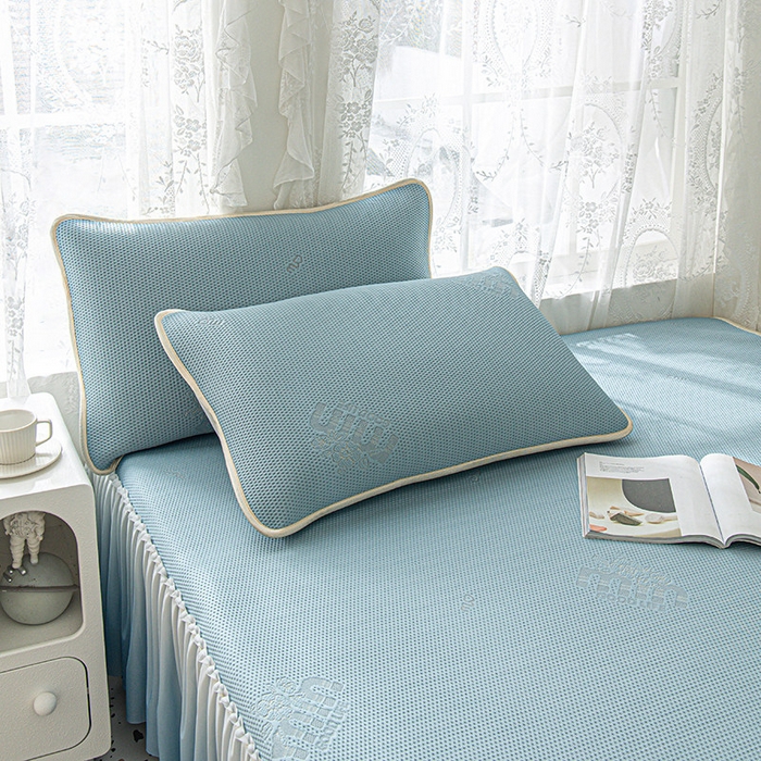 91家纺网 家纺一手货源 找家纺 （总）美优兰 2025春夏新款PE提花冰豆豆凉感榻榻米床垫