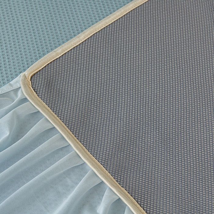 91家纺网 家纺一手货源 找家纺 （总）美优兰 2025春夏新款PE提花冰豆豆凉感榻榻米床垫