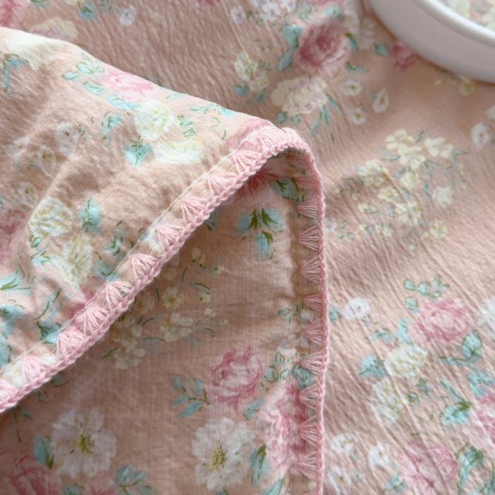 91家纺网 家纺一手货源 找家纺 初念 2025新款云感双层纱抗菌贝壳边夏被被子被芯【提供买家秀】 贝壳边-爱如星辰