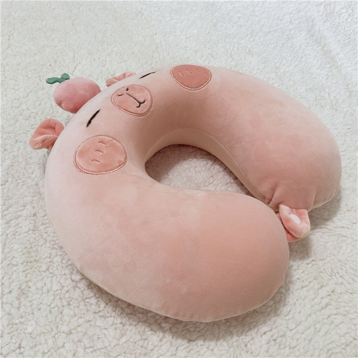 91家纺网 家纺一手货源 找家纺 卡奥家纺 2025新款造型卡通U型枕旅行颈椎枕