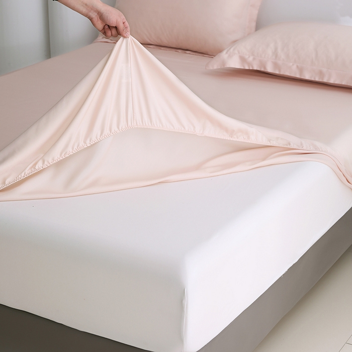 91家纺网 家纺一手货源 找家纺 寝柔2025春夏新款50S纯色天丝床笠单件席梦思床垫棕垫保护套凉感（有质检报告） 超凡玉