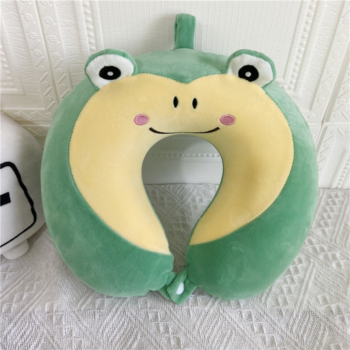 91家纺网 家纺一手货源 找家纺 卡奥家纺 2025新款卡通U型枕旅行颈椎枕 青蛙王子
