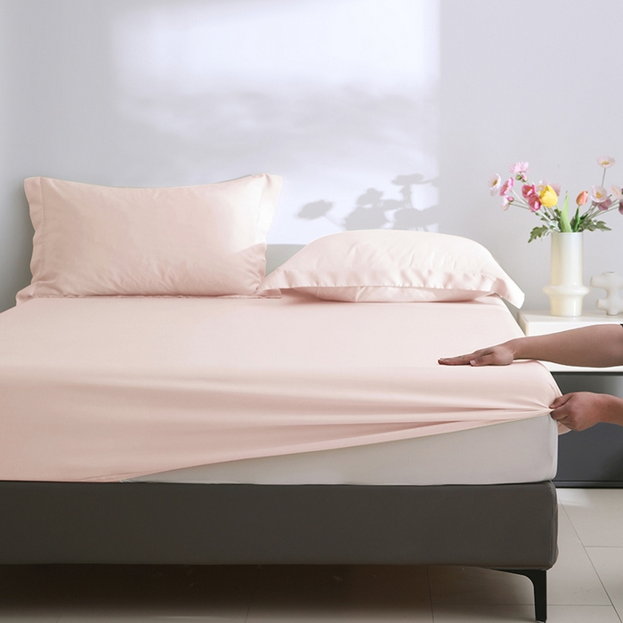 91家纺网 家纺一手货源 找家纺 寝柔2025春夏新款50S纯色天丝床笠单件席梦思床垫棕垫保护套凉感（有质检报告） 超凡玉