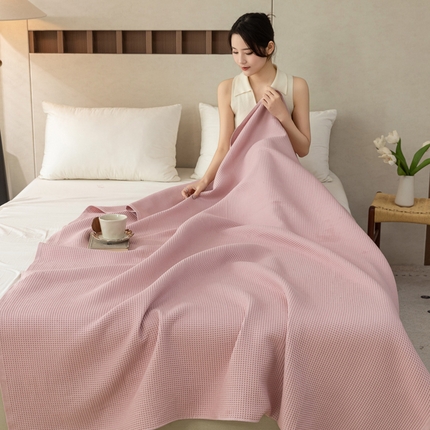 91家纺网 家纺一手货源 找家纺 （总）乐家毛巾被 2025春夏新款日式华夫全棉纯棉毛巾被