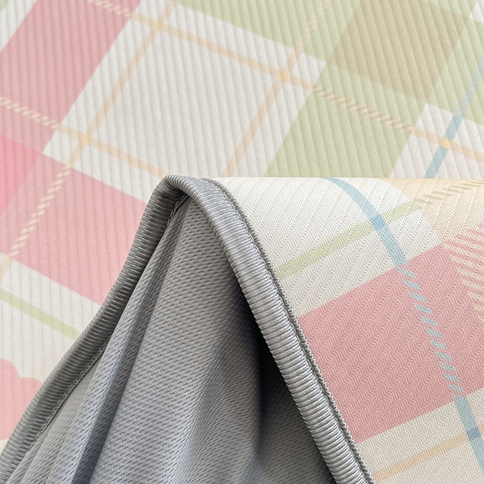 91家纺网 家纺一手货源 找家纺 星座家纺 2025新款复合提花凉感丝凉席三件套床笠款 爱心气泡粉-床笠款