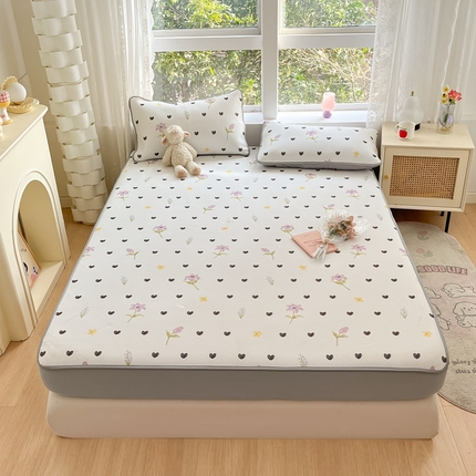 星座家纺 2025新款复合提花凉感丝凉席三件套床笠款 奇妙幻想-床笠款