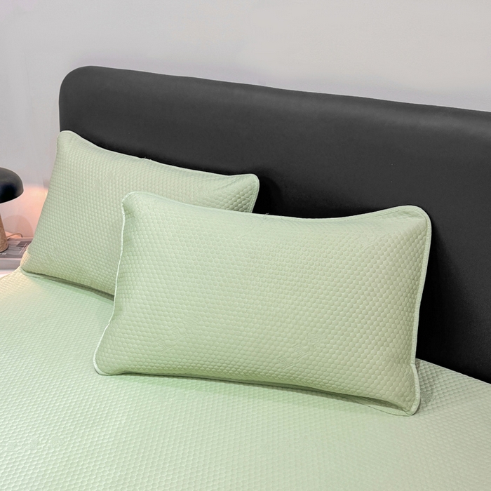 91家纺网 家纺一手货源 找家纺 （总）春寻家纺 2025爆款3D凉豆豆凉席三件套夏季凉感冰豆豆床单款冰丝席软席子可水洗