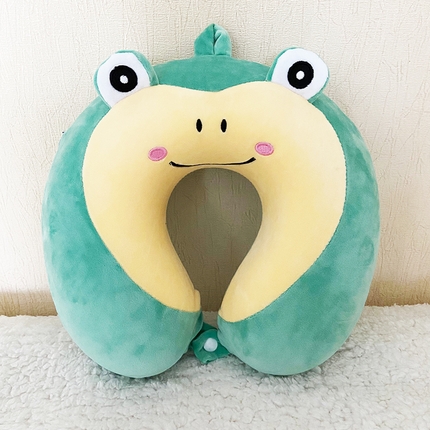 卡奥家纺 2025新款卡通U型枕旅行颈椎枕 青蛙王子