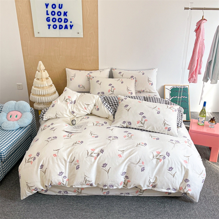 91家纺网 家纺一手货源 找家纺 （总）如约 2025春夏新款12868全棉印花单被套