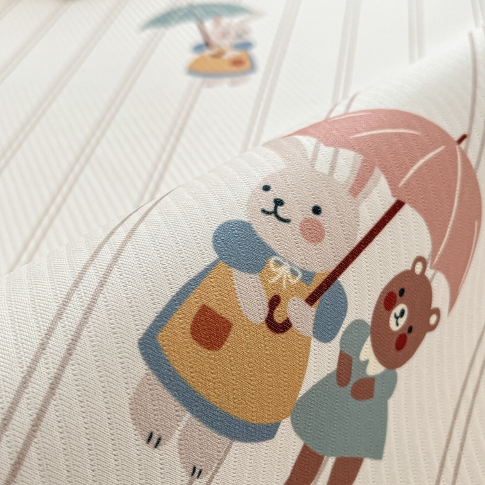 91家纺网 家纺一手货源 找家纺 星座家纺 2025新款复合提花凉感丝凉席三件套平铺款 悠悠小元