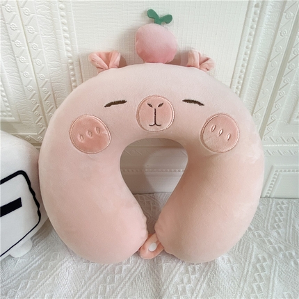 91家纺网 家纺一手货源 找家纺 卡奥 2025新款卡通U型枕护颈枕旅行颈椎枕