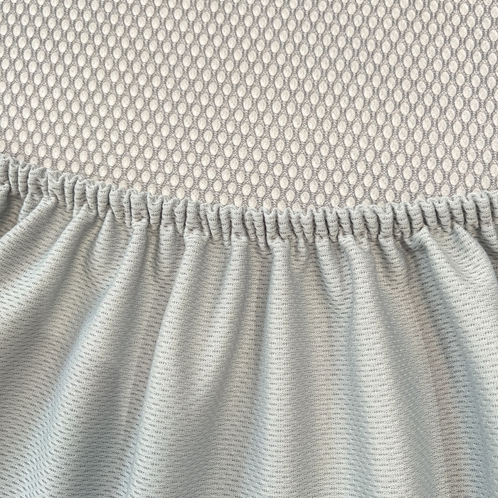 91家纺网 家纺一手货源 找家纺 星座家纺 2025新款复合提花凉感丝凉席三件套床笠款 叶之语-蓝 床笠款