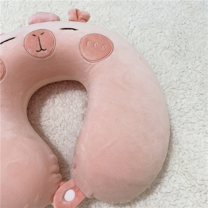 91家纺网 家纺一手货源 找家纺 卡奥家纺 2025新款造型卡通U型枕旅行颈椎枕