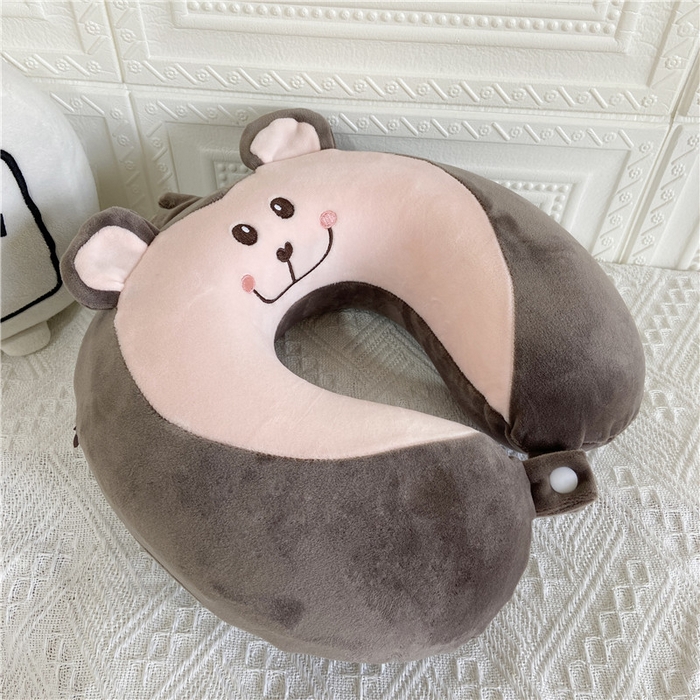 91家纺网 家纺一手货源 找家纺 卡奥家纺 2023新款卡通U型枕旅行颈椎枕 猴子32*31*12cm