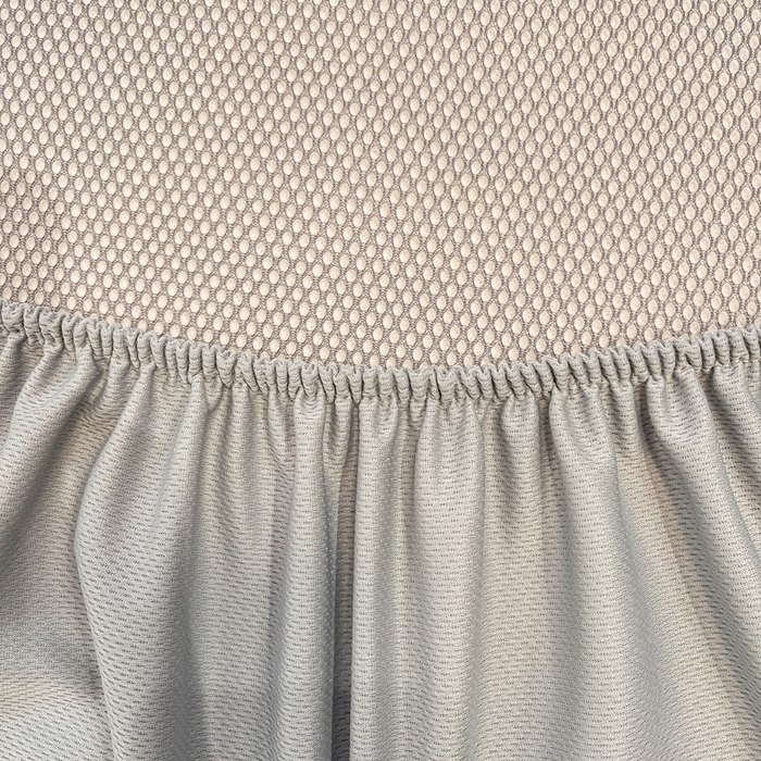 91家纺网 家纺一手货源 找家纺 星座家纺 2025新款复合提花凉感丝凉席三件套床笠款 叶之语-奶咖 床笠款