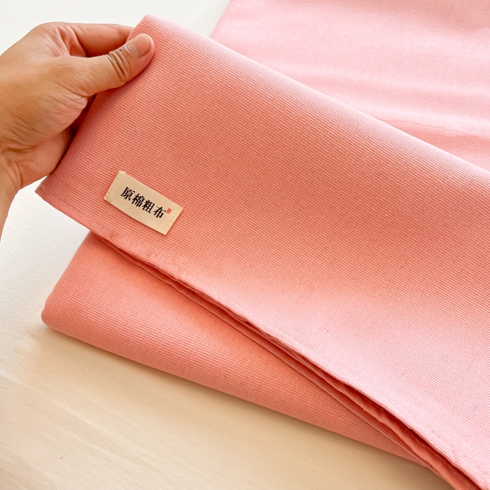 91家纺网 家纺一手货源 找家纺 爱彼家纺 2025新款热门卡通条纹原棉老粗布凉席床单 格调-粉