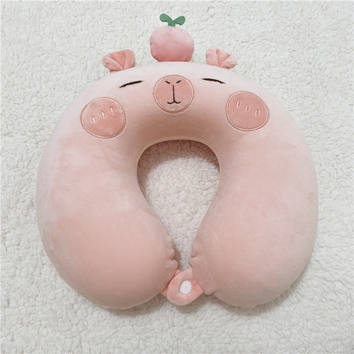 91家纺网 家纺一手货源 找家纺 卡奥家纺 2025新款造型卡通U型枕旅行颈椎枕