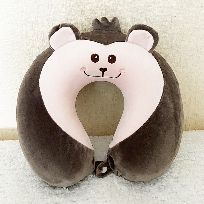 91家纺网 家纺一手货源 找家纺 卡奥家纺 2023新款卡通U型枕旅行颈椎枕 猴子32*31*12cm