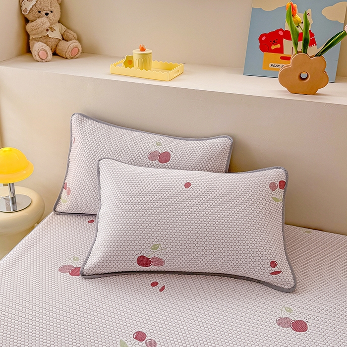 91家纺网 家纺一手货源 找家纺 （总）2025新款A类直播凉感冰豆豆凉席凉豆豆软席三件套空调席冰丝席子单凉席两件套【量大从优】