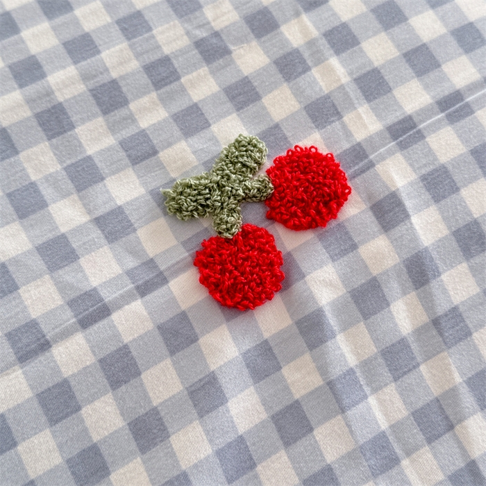 91家纺网 家纺一手货源 找家纺 多品 2025春夏新款水洗棉毛巾绣卡通系列四件套-系列二 帽子狗