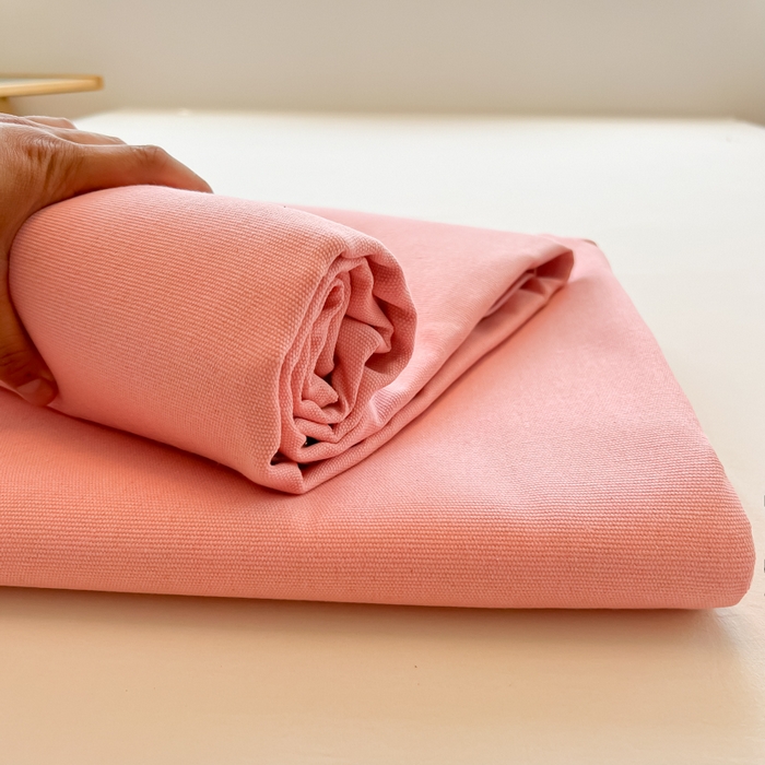 91家纺网 家纺一手货源 找家纺 爱彼家纺 2025新款热门卡通条纹原棉老粗布凉席床单 格调-粉