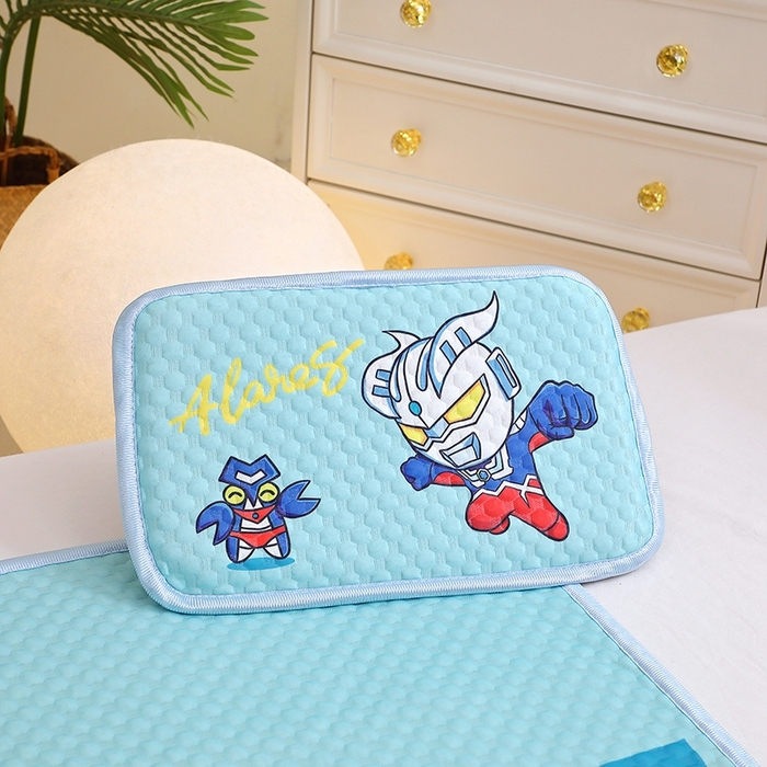 91家纺网 家纺一手货源 找家纺 八零年代  2025新款3D凉豆豆大版卡通儿童凉席夏被三件套冰豆豆凉席 凉豆豆赛 罗