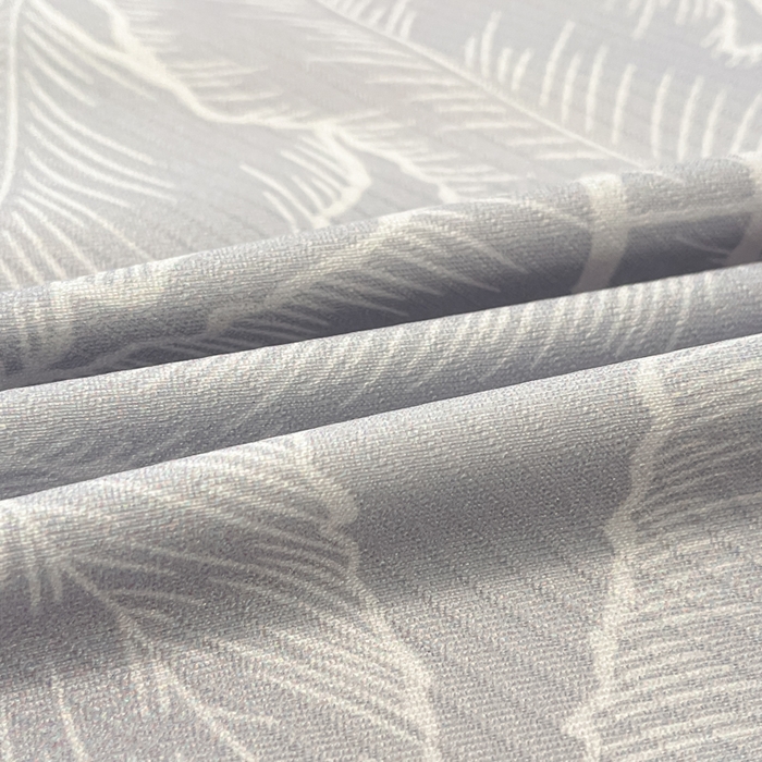 91家纺网 家纺一手货源 找家纺 星座家纺 2025新款复合提花凉感丝凉席三件套平铺款 叶之语-灰