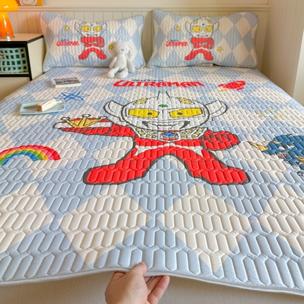 金爱家 2025新款奥特曼乳胶凉席席子 乳胶-奥特曼徽章