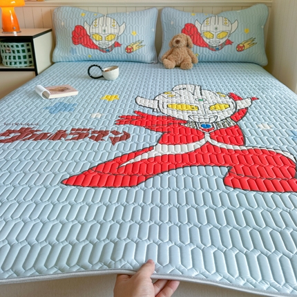 金爱家 2025新款奥特曼乳胶凉席席子 乳胶-超级英雄