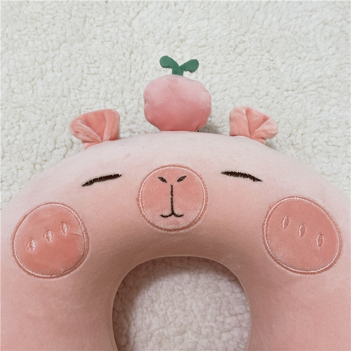 91家纺网 家纺一手货源 找家纺 卡奥家纺 2025新款造型卡通U型枕旅行颈椎枕