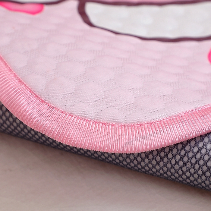 91家纺网 家纺一手货源 找家纺 八零年代  2025新款3D凉豆豆大版卡通儿童凉席夏被三件套冰豆豆凉席 凉豆豆 爱心小兔