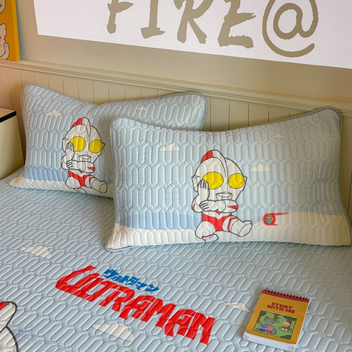 91家纺网 家纺一手货源 找家纺 金爱家 2025新款奥特曼乳胶凉席席子 乳胶-城市猎人