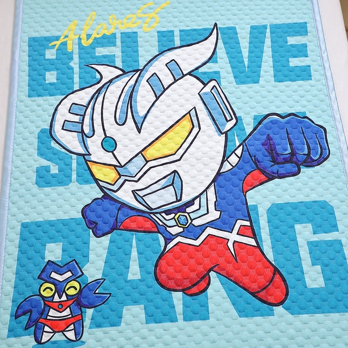 91家纺网 家纺一手货源 找家纺 八零年代  2025新款3D凉豆豆大版卡通儿童凉席夏被三件套冰豆豆凉席 凉豆豆赛 罗