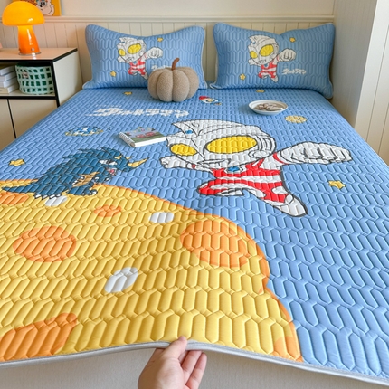 金爱家 2025新款奥特曼乳胶凉席席子 乳胶-奥特曼之光