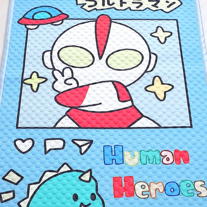 91家纺网 家纺一手货源 找家纺 八零年代  2025新款3D凉豆豆大版卡通儿童凉席夏被三件套冰豆豆凉席 凉豆豆凹凸曼