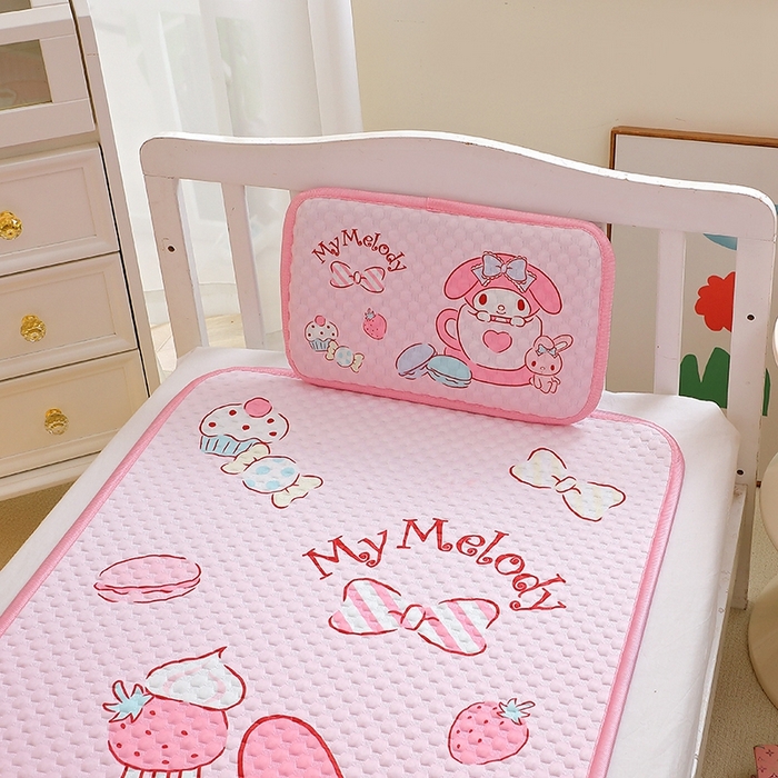 91家纺网 家纺一手货源 找家纺 （总）2025新款3D凉豆豆大版三丽鸥正版授权儿童凉席夏被三件套