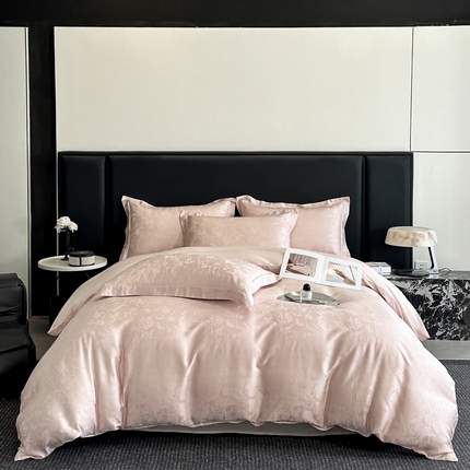  慕晨 2025新款莱赛尔提花四件套高级简奢款天丝4件套直播热款 艾尔