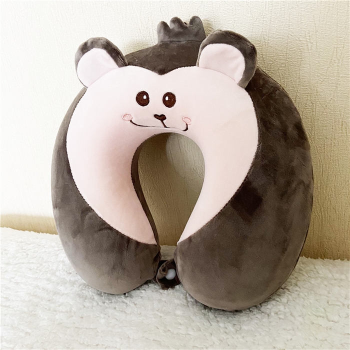 91家纺网 家纺一手货源 找家纺 卡奥家纺 2023新款卡通U型枕旅行颈椎枕 猴子32*31*12cm