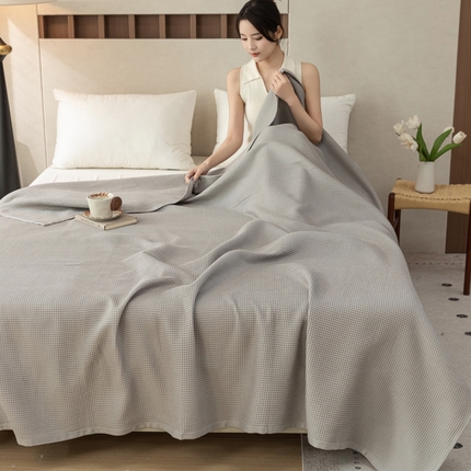 91家纺网 家纺一手货源 找家纺 （总）乐家毛巾被 2025春夏新款日式华夫全棉纯棉毛巾被