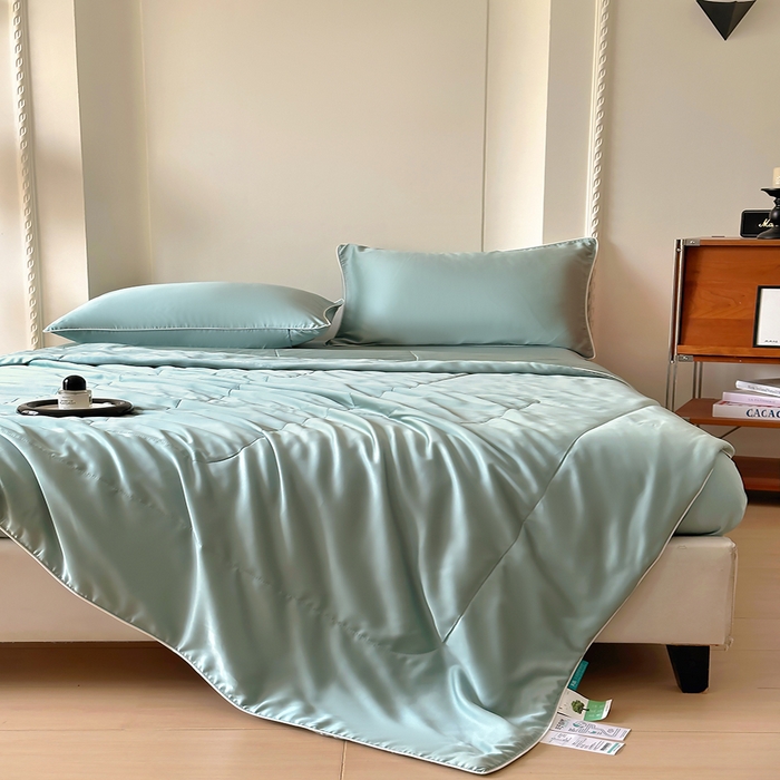 91家纺网 家纺一手货源 找家纺 百寐 2025新款60S兰精天丝夏被系列 芬兰