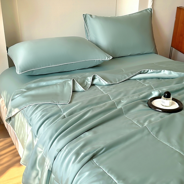 91家纺网 家纺一手货源 找家纺 百寐 2025新款60S兰精天丝夏被系列 芬兰