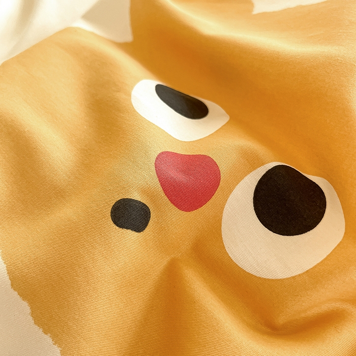 91家纺网 家纺一手货源 找家纺 吉象家纺13070全棉四件套纯棉四件套直播小清新男孩女微笑天团