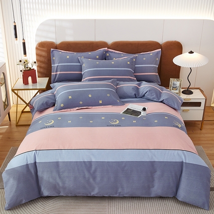 91家纺网 家纺一手货源 找家纺 （总）雲归梦 2025新款纯棉加厚磨毛多规格磨毛四件套