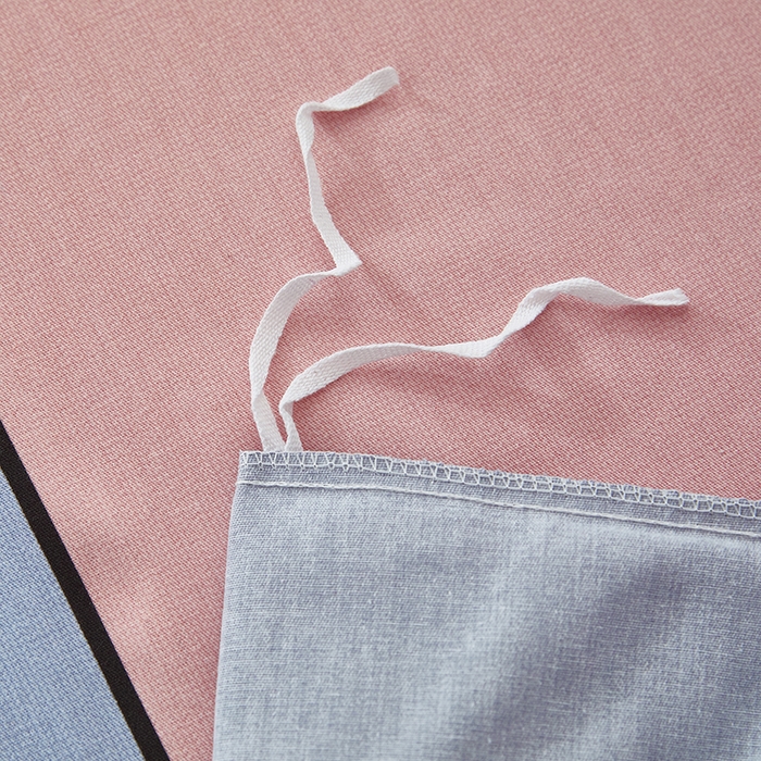 91家纺网 家纺一手货源 找家纺 雲归梦 2025新款纯棉加厚磨毛多规格磨毛四件套 月光生活粉