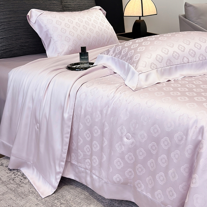 91家纺网 家纺一手货源 找家纺 （总）奥汀洛家纺 2025新款天丝夏被四件套-华尔兹